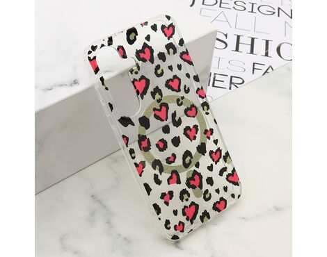 Futrola LEOPARD MagSafe - Samsung S931 Galaxy S25 5G roze (MS).