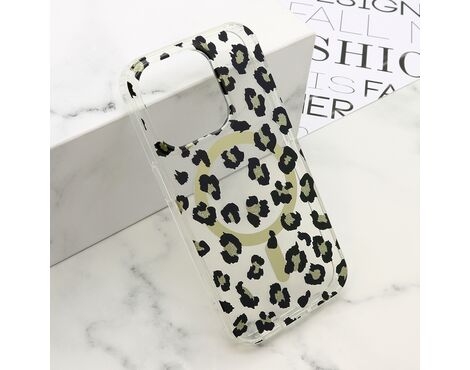 Futrola LEOPARD MagSafe - iPhone 15 Pro (6.1) crna (MS).