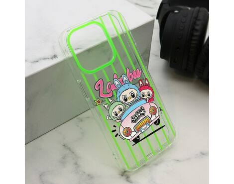 Futrola print PARTY - iPhone 15 Pro (6.1) zelena LBB004 (MS).