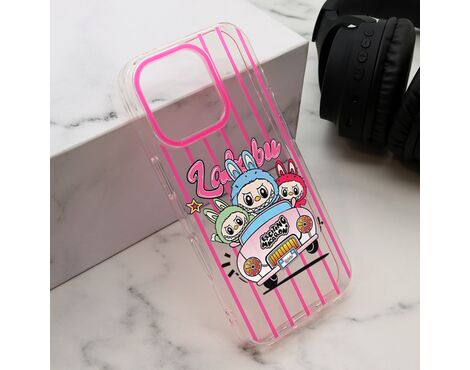 Futrola print PARTY - iPhone 16 Pro (6.3) pink LBB004 (MS).