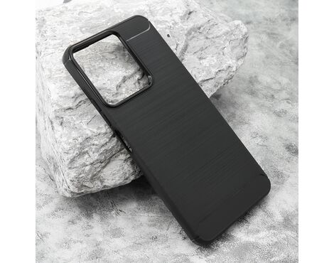 Silikonska futrola BRUSHED - Xiaomi Redmi 13C/Poco C65 pro crna (MS).