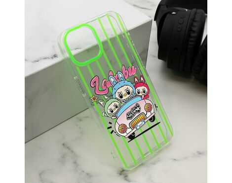 Futrola print PARTY - iPhone 13 (6.1) zelena LBB004 (MS).