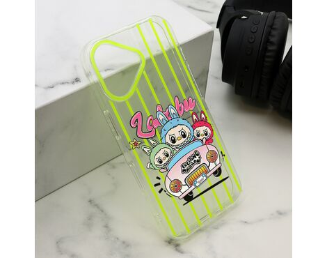 Futrola print PARTY - iPhone 16 (6.1) zuta LBB004 (MS).