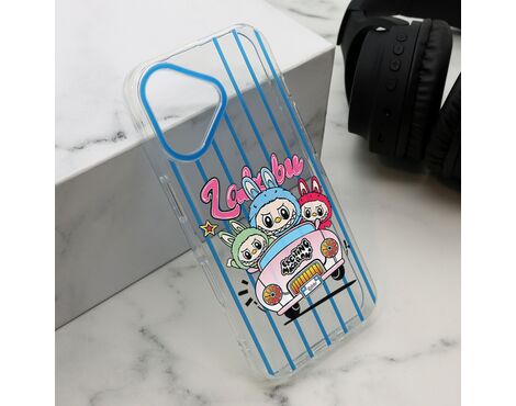 Futrola print PARTY - iPhone 16 (6.1) plava LBB004 (MS).