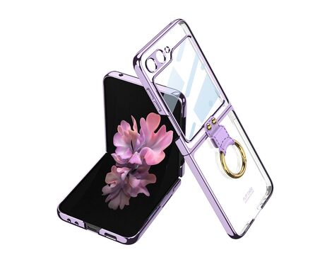 Futrola RING LINES - Samsung F741B/F761B Galaxy Z Flip 6 5G/Z Flip 7 FE 5G ljubicasta (GKK case) (MS).