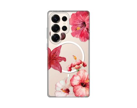 Futrola print Magsafe - Samsung S938 Galaxy S25 Ultra Hibiscus.