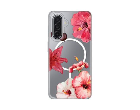 Futrola print Magsafe - Samsung A175 Galaxy A17 Hibiscus.