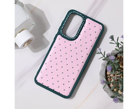Futrola Bling - Samsung A566 Galaxy A56 5G zeleno roze.