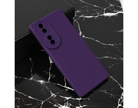 Silikonska futrola Teracell Giulietta - Huawei Honor 70 mat tamno ljubicasta.