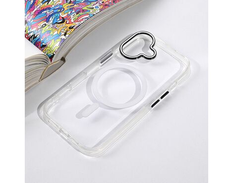 Futrola Magsafe Color Pop - iPhone 16 6.1 bela.