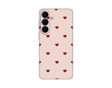 Silikonska futrola PRINT - Samsung S731B Galaxy S25 Fe Beige Hearts.