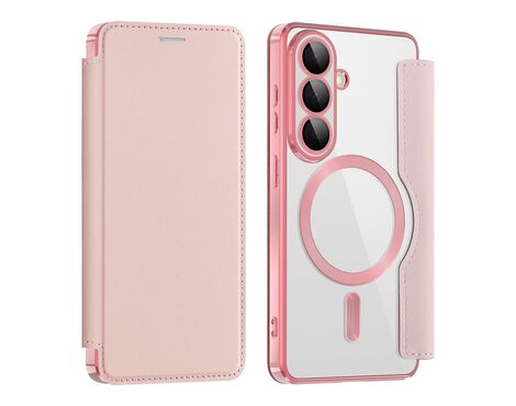 Futrola Magsafe Lux na preklop - Samsung S941 Galaxy S26 roze.