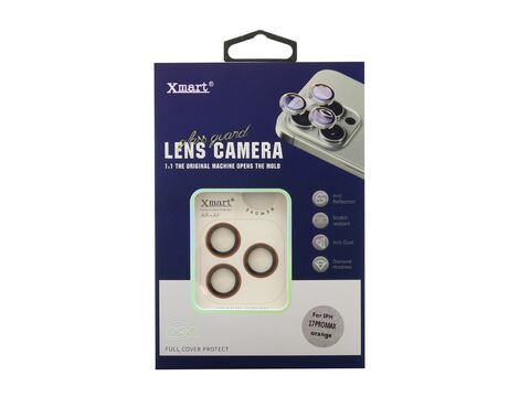 Folija - zastitu kamere X-MART OG camera film za iPhone 17 Pro (6.3)/iPhone 17 Pro Max (6.9) narandzasta (MS).