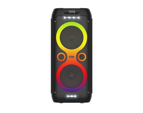 Zvucnik bluetooth BKK K8001A sa dva mikrofona crni (MS).