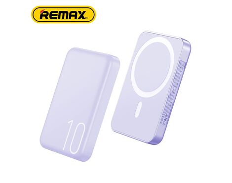 Univerzalna Back Up Baterija prenosiva baterija Magsafe REMAX Usion Series RPP-65 PD 20W + QC 15W Fast Charging 10000mAh ljubicasti.