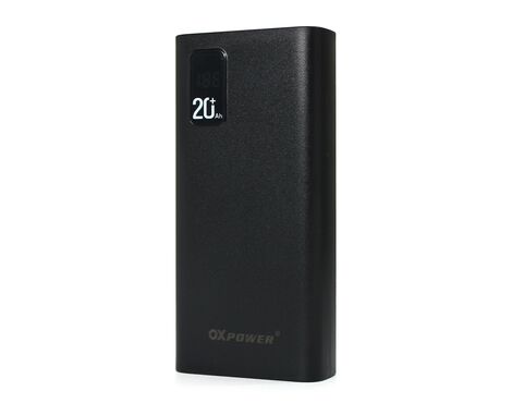 Univerzalna Back Up Baterija prenosiva baterija Oxpower P20 20000 mAh crna.