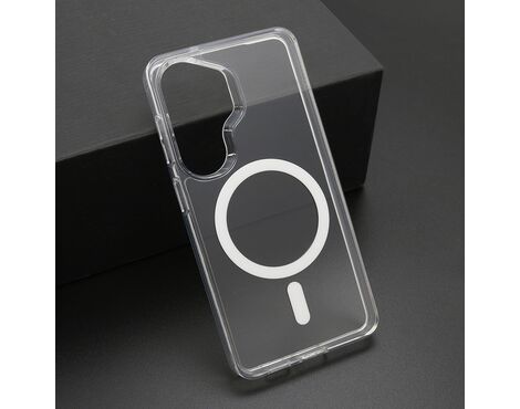 Futrola COLOR FRAME MagSafe - Samsung S941 Galaxy S26 5G srebrna (providna) (MS).