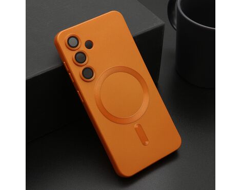 Futrola ELEGANT MAGSAFE - Samsung S931 Galaxy S25 5G narandzasta (MS).