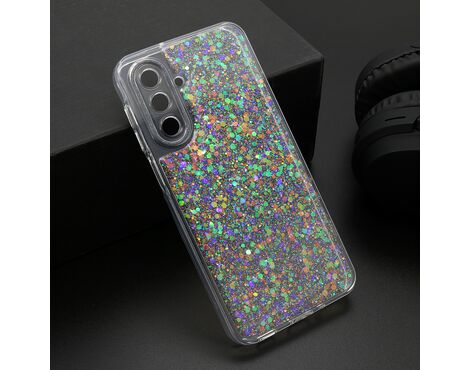 Futrola CRYSTAL GLOW - Samsung A175 Galaxy A17/A176B Galaxy A17 5G srebrna (MS).