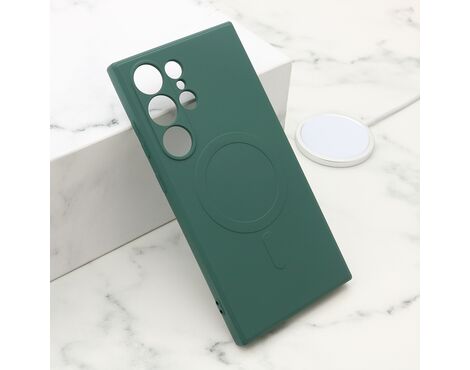 Futrola VELVET TOUCH MagSafe - Samsung S928 Galaxy S24 Ultra 5G tamno zelena (MS).