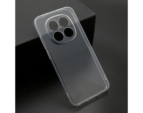 Silikonska futrola ultra tanka (skin) PROTECT - Xiaomi Redmi Note 15 Pro 5G providna (bela) (MS).