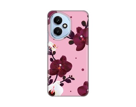 Silikonska futrola PRINT Skin - Huawei Honor 400 Pink Orchid.