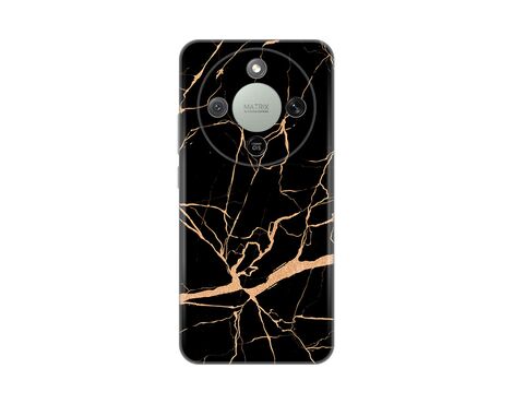 Silikonska futrola PRINT - Huawei Honor Magic 8 Lite All black (crni).