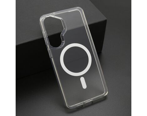 Futrola COLOR FRAME MagSafe - Samsung S946 Galaxy S26 Plus 5G srebrna (providna) (MS).