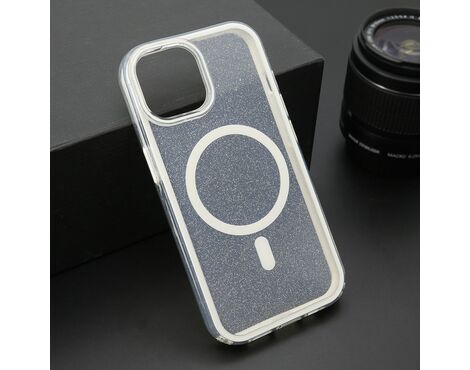 Futrola CRYSTAL MagSafe - iPhone 15 bela (MS).