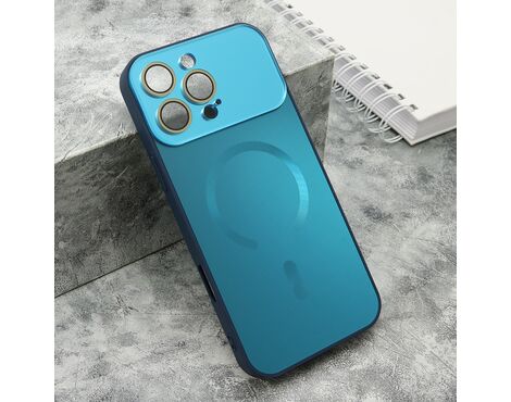 Futrola COLOR METAL MagSafe - iPhone 16 Pro Max (6.9) plava (small camera) (MS).