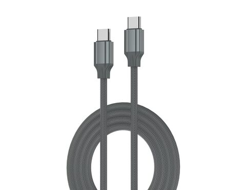 Data kabl LDNIO LC441c-100W Type C na Type C sivi 1m.