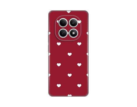 Silikonska futrola PRINT Skin - Xiaomi Redmi Note 15 4G/5G Burgundy Hearts.