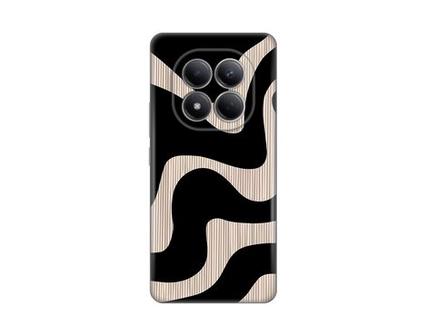Silikonska futrola PRINT Skin - Xiaomi Redmi Note 15 Pro 4G black (crni) Flow.