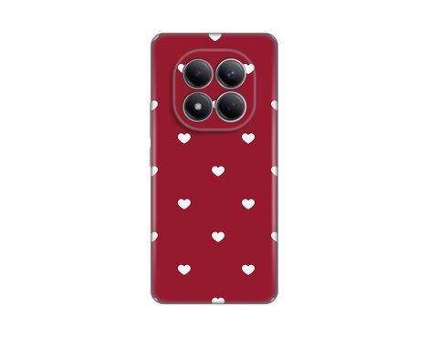 Silikonska futrola PRINT Skin - Xiaomi Redmi Note 15 Pro 4G Burgundy Hearts.