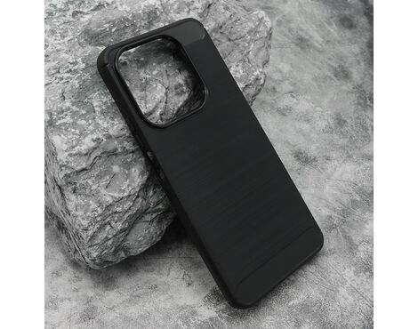 Silikonska futrola BRUSHED - Huawei Honor X7d/Honor Smart 400 4G crna (MS).