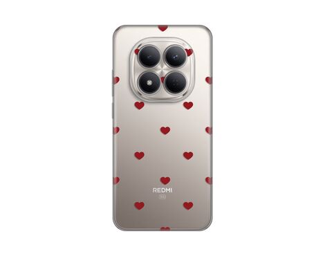 Silikonska futrola PRINT - Xiaomi Redmi Note 15 Pro 5G Red Hearts.