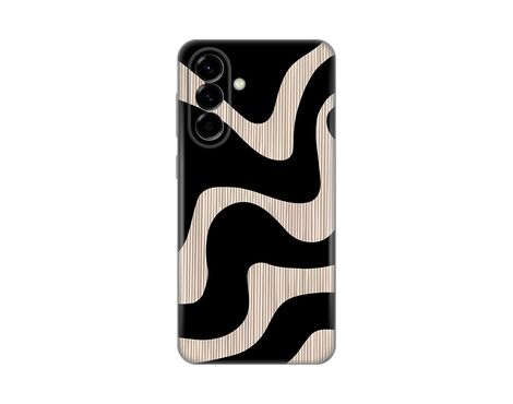 Silikonska futrola PRINT Skin - Samsung A576 Galaxy A57 5G black (crni) Flow.