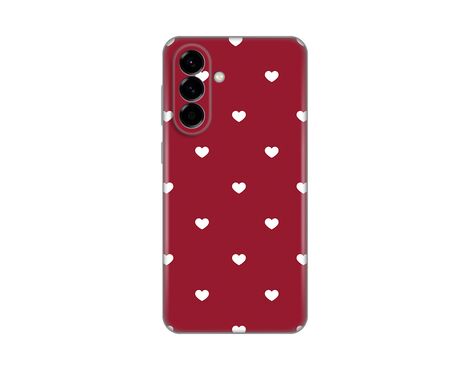 Silikonska futrola PRINT Skin - Samsung A576 Galaxy A57 5G Burgundy Hearts.