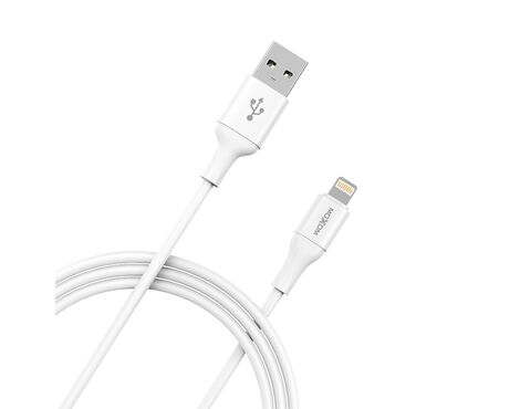 USB data kabl Moxom MX-CB296 3A Lightning beli (MS).