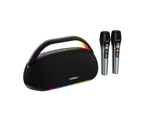 Zvucnik bluetooth Moxom MX-SK103 sa dva mikrofona crni (MS).