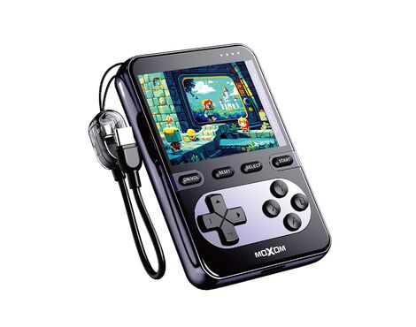 Univerzalna Back Up Baterija MagSafe Moxom MX-PB192 Mini game console PD20W + 15W wireless Type-C to Type-C 5000mAh crni (MS).