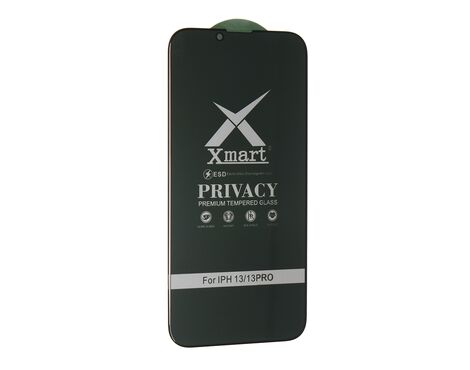 Zastitno Staklo Tempered glass X mart 9D Privacy - iPhone 13/13 Pro/14/16e/17e 6.1.