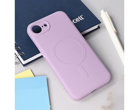 Silikonska futrola Teracell Giulietta Magsafe - iPhone 16e/17e 6.1 ljubicasta.