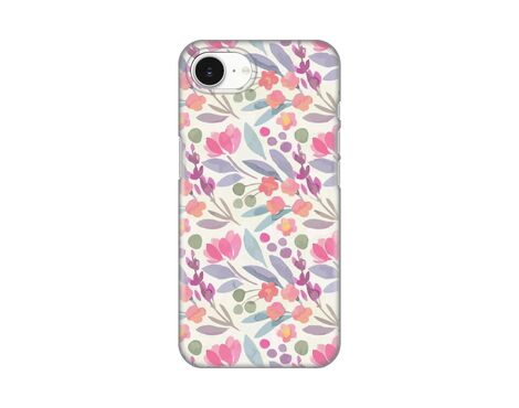 Silikonska futrola PRINT - iPhone 16e/17e 6.1 Watercolor Flowers.