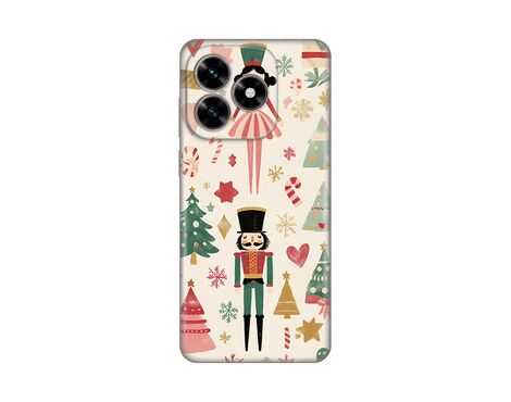 Silikonska futrola PRINT - Huawei Honor X5c Plus Vintage Christmas.