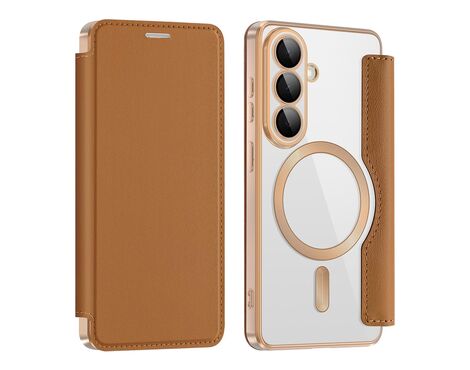 Futrola Magsafe Lux na preklop - Samsung S941 Galaxy S26 braon.