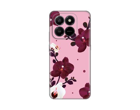 Silikonska futrola PRINT Skin - Honor X7d 4G/400 Smart 5G Pink Orchid.