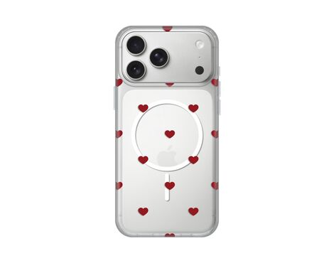 Futrola print Magsafe - iPhone 17 Pro Max 6.9 Red Hearts.