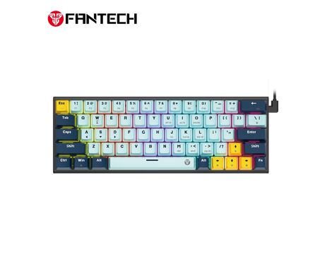 Tastatura Mehanicka Gaming Fantech MK874V2 RGB Atom 63 Mizu SkyBlue (taro switch).