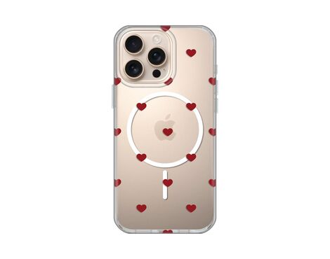 Futrola print Magsafe - iPhone 16 Pro Max 6.9 Red Hearts.